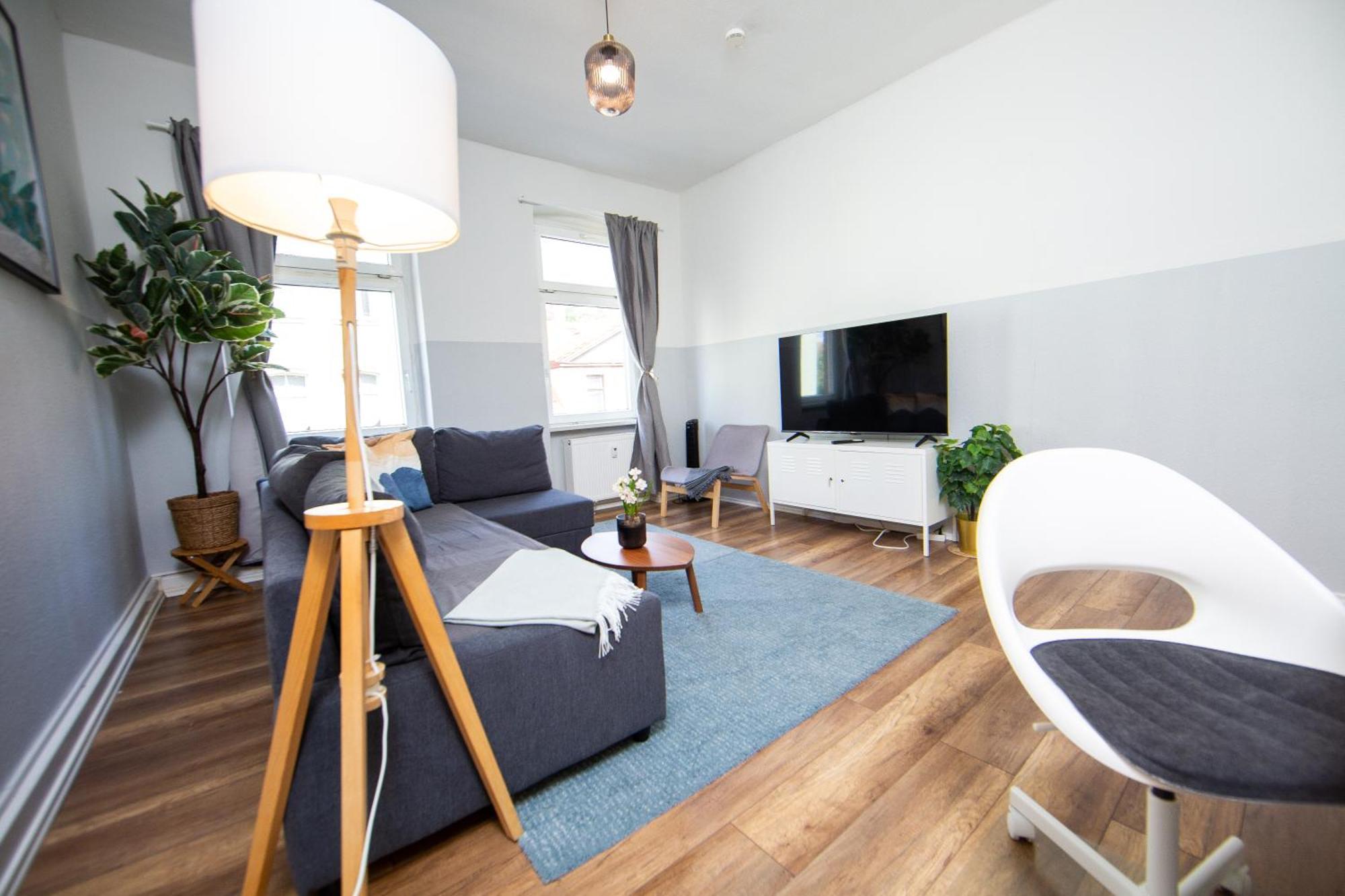 Grossraum-Apartments Mit 2Sz, Wz, Kueche, Smart-Tv, Parken, Etc Erfurt Room photo