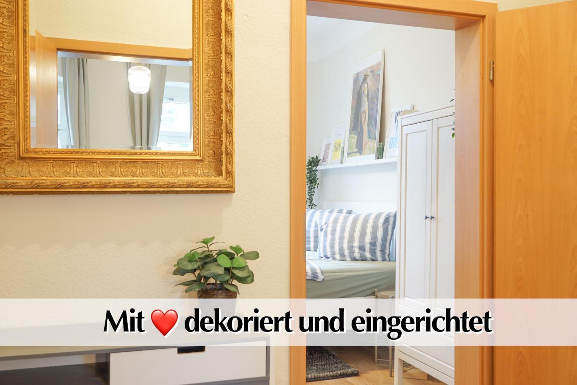 Grossraum-Apartments Mit 2Sz, Wz, Kueche, Smart-Tv, Parken, Etc Erfurt Exterior photo